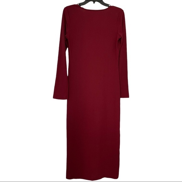 NSR Slit Front V-Neck Maxi Dress - Medium - Picture 2 of 4